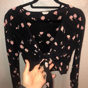 Brandy Melville Floral Top